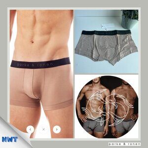 Parke & Ronen - Solid Low Rise Trunk - Caramel Taupe (M)
